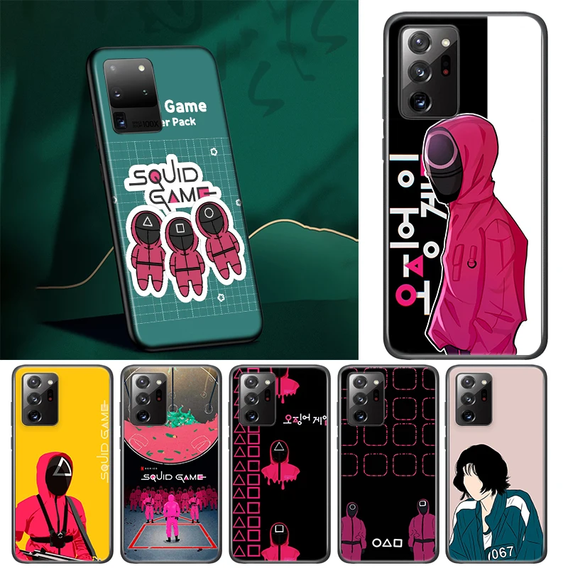 

Hot movie Squid game For Samsung A51 A91 A81 A71 A41 A31 A72 A52 A02 S A32 A12 A42 A21 S A11 A01 A03 Core UW Phone Case