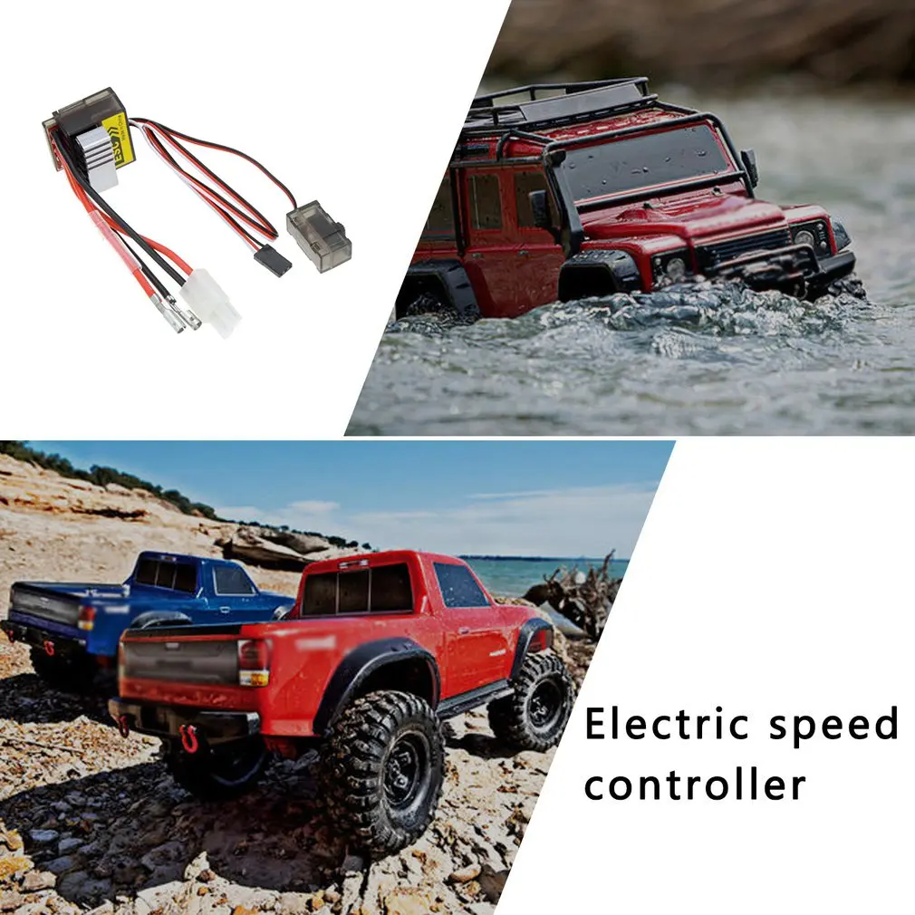 Щеточный регулятор скорости ESC 320A обратный для радиоуправляемого автомобиля 1/10