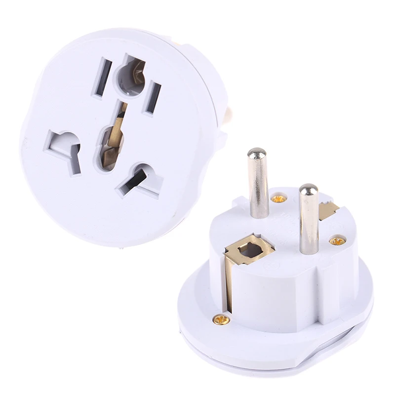 

16A Universal EU Travel Adapter Euro Converter UK US AU to EU AC Power Socket