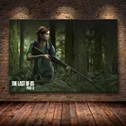The Last of Us Game Холст Картина зомби Выживание Ужасы экшн-принты и плакаты Настенная картина для гостиной домашний декор