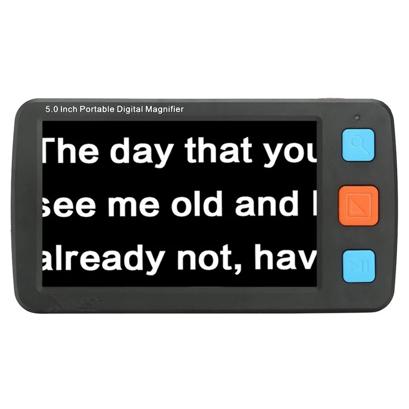 

Digital Magnifier Handheld Electronic Reading Aid 4X-32X 5.0 Inch Display 17 Color Modes 2500Mah Digital Video Magnifier