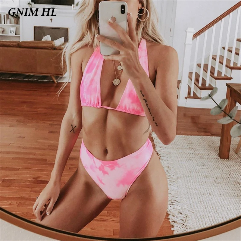 GNIM сексуальный бразильский купальник Женский Бандаж бикини для женщин 2019