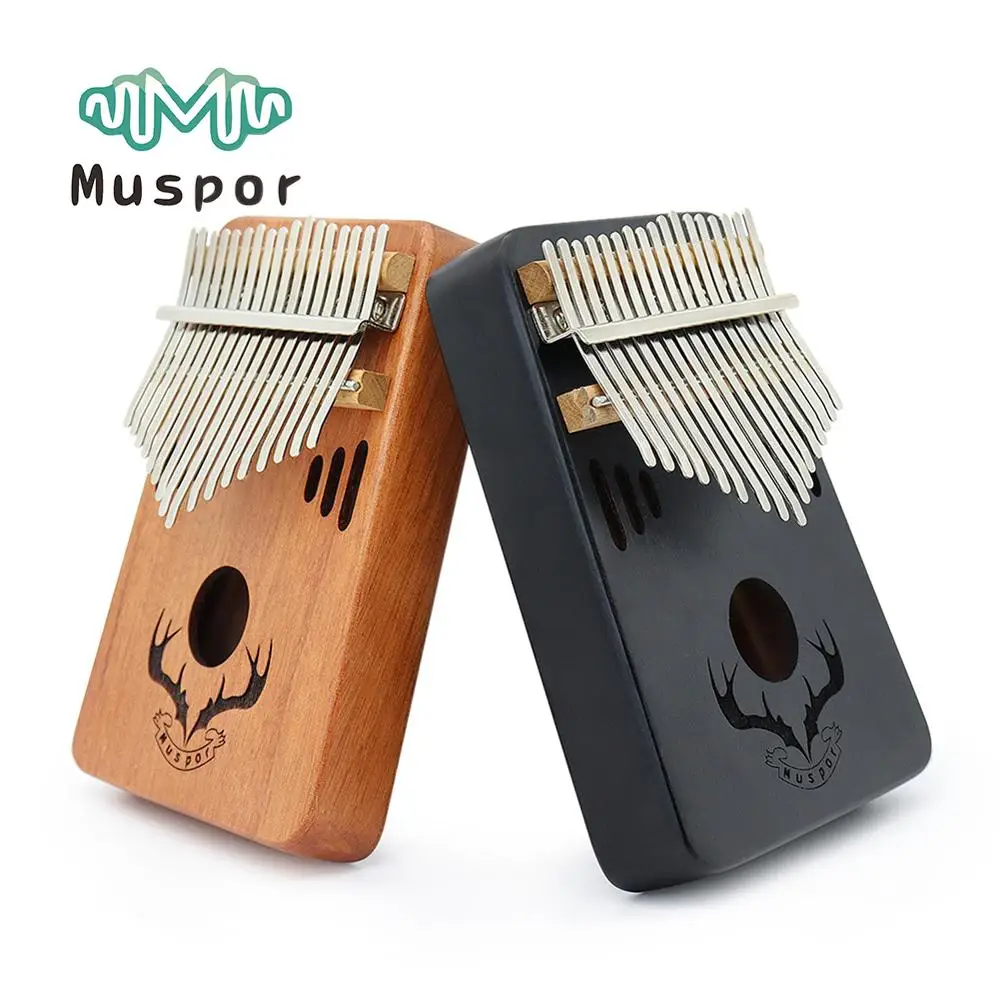 Muspor 17 клавиш красное дерево Kalimba дополнительные звуковые отверстия дизайн