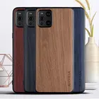 Винтажный чехол для OPPO Find X3 Pro TPU + PC + woodLike, чехол из искусственной кожи, чехлы для OPPO Find X3