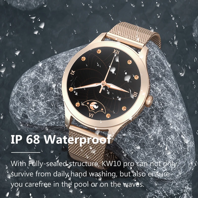

2020 New Fashion Women Smart Watch Woman Watch Heart Rate Sleep Monitor For Xiaomi phone IP68 Waterproof Ladies Smartwatch