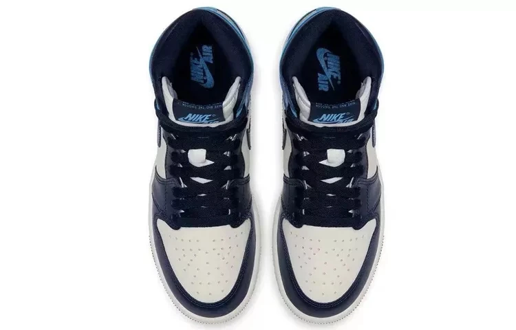 

Nike - Mens and Womens Basketball Air Jordan 1 Obsidian Retro High OG Court 1 YS