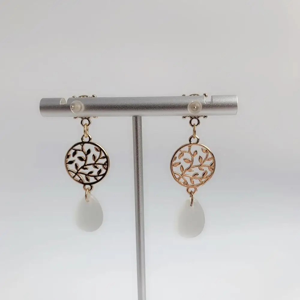 Новые золотые серьги Модная бижутерия свадебные вечерние Ки Женские аксессуары