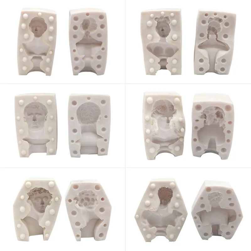 3D силиконовые формы для искусства свечи изготовления мыла DIY ручной работы