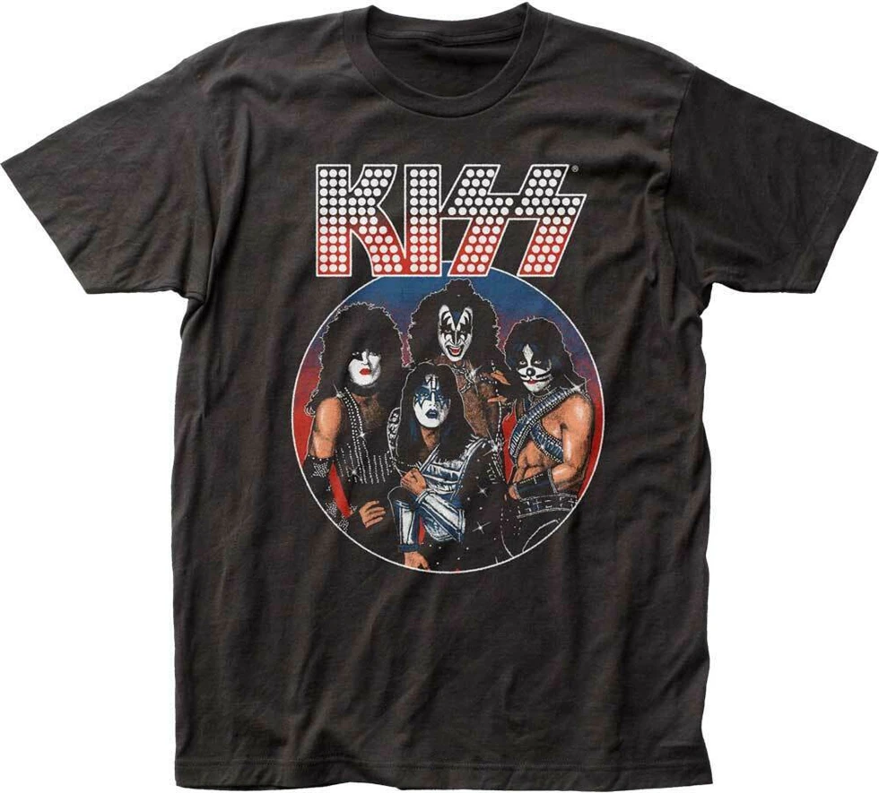 Футболка Kiss Circle Band S M L Xl 2Xl брендовая новая Impact мерчандайзинг футболка с длинным