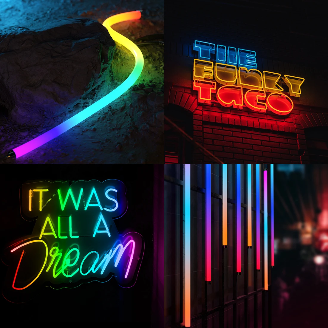 Неоновый светодиодный светильник Dreamcolor WS2811 120 светодисветодиодный гибкий 360