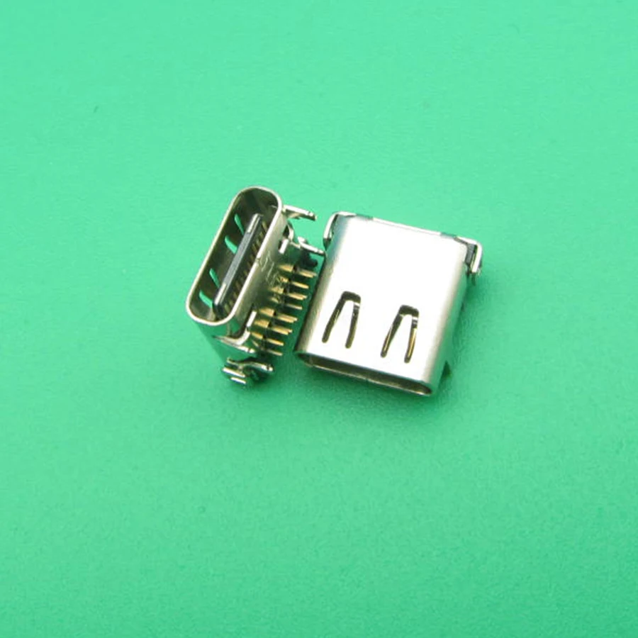 10 шт. 24PIN Micro USB 3 1 Женский Тип C USB-C 24Pin разъем jack зарядный порт штекер | Компьютеры и