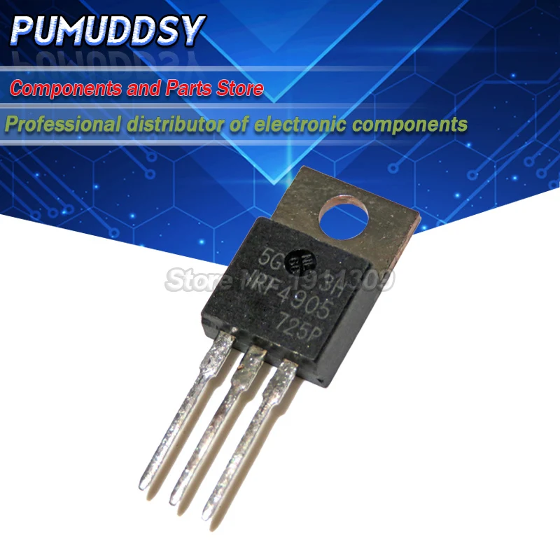 10 шт. транзистор для триодов IRF4905 IRF4905PBF TO 220 MOS FET P channel field effect 74A 55V 200W IC|Интегральные