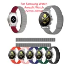 Ремешок силиконовый для Samsung Galaxy Watch 4 42 мм 46 мм, спортивный браслет для смарт-часов Huawei Watch GT, 20 мм 22 мм
