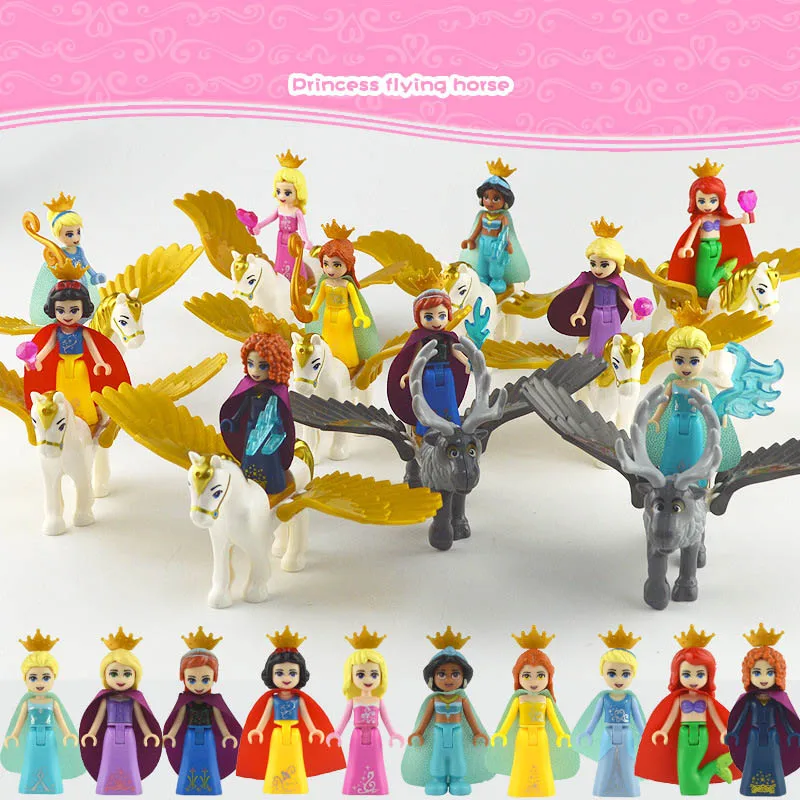 10 шт. новинка обучающая девочка друг сказка принцесса Русалка Эльза Анна Белль