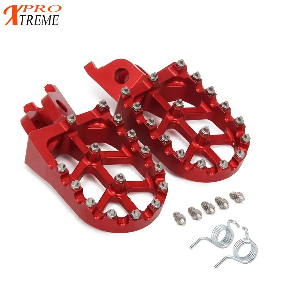 

Motorcycle Foot Pegs Footpegs FootRest Pedal For HONDA CR125 CRF150R CRF250R CRF250X CRF250RX CRF450R CRF450RX CRF450X CRF450X