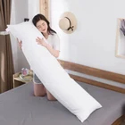 150x50 см длинная подушка, внутренняя белая подушка для тела, Прямоугольная подушка для обнимания в стиле аниме, Подушка для домашнего использования, наполнитель, постельные принадлежности