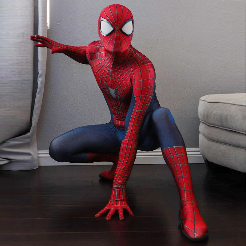 Костюм для Хэллоуина TASM2 Zentai костюм косплея полный из лайкры | Тематическая