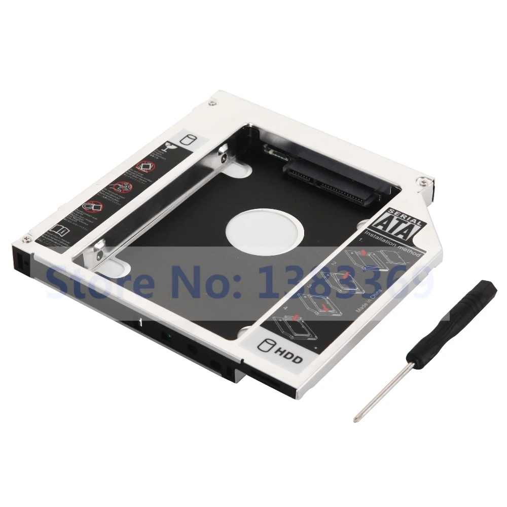NIGUDEYANG 2nd жесткого диска SATA HDD SSD IDE/SATA оптического устройства Caddy адаптер оправы для