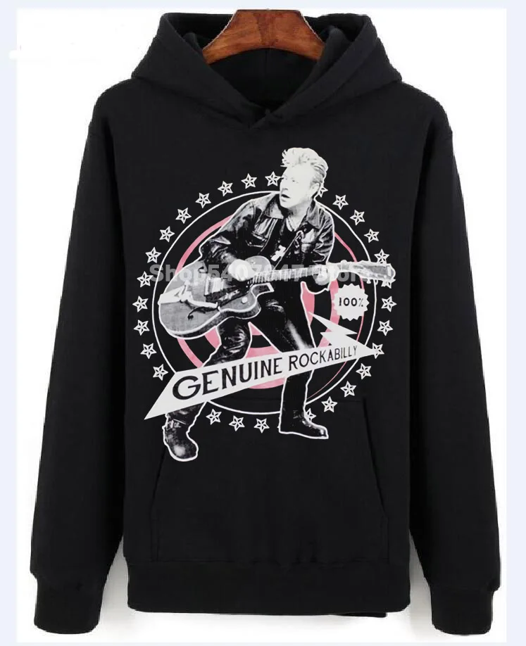 Brian Setzer толстовки с капюшоном свитер новинка 2018 хит летний Повседневный Топ