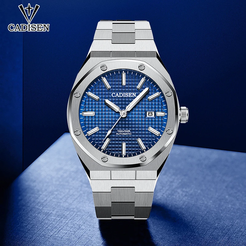 

CADISEN Mechanical Watches Men 2020 New Top Brand Automatic Men Wrist Watch Stainless Steel Fashion Watches For Men JAPAN NH35A