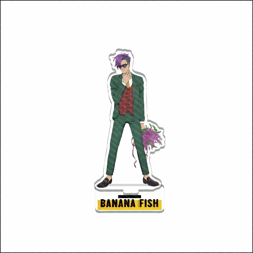 Мультяшный аниме акриловый бананафиш стоячие золы Рысь короче Wong фигурка