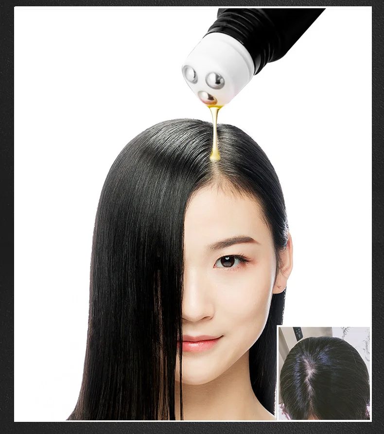 Роликовый шар массажная Сыворотка для волос реактивная кожи головы сыворотка