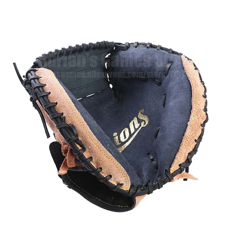 Замшевые Кожаные Infielder бейсбольные перчатки и 1 мяч бейсбольный набор варежки