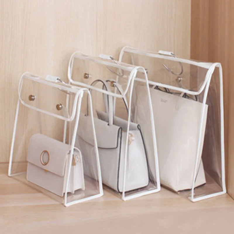 Пылезащитная прозрачная сумка для хранения сумок защитный чехол домашний шкаф