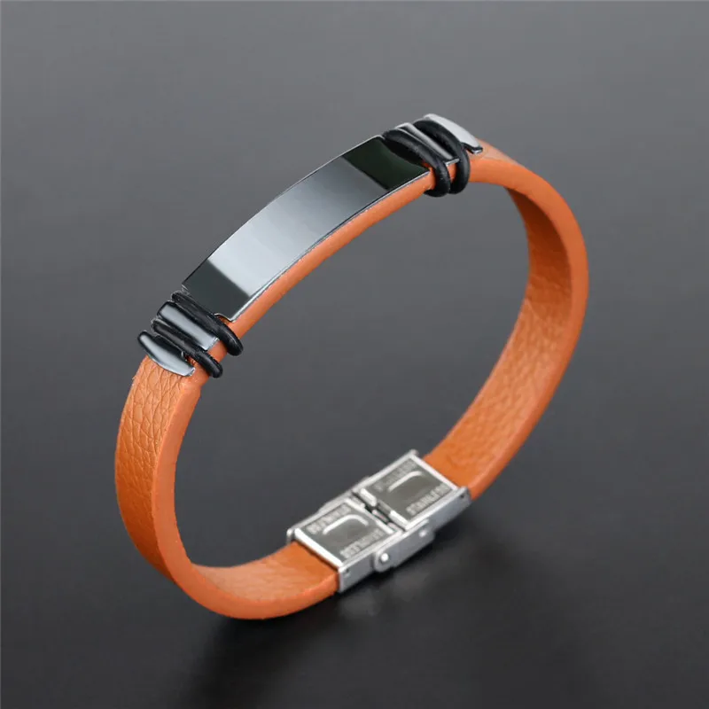 Мужская неприметная обувь пряжки ювелирные изделия браслет из нержавеющей стали