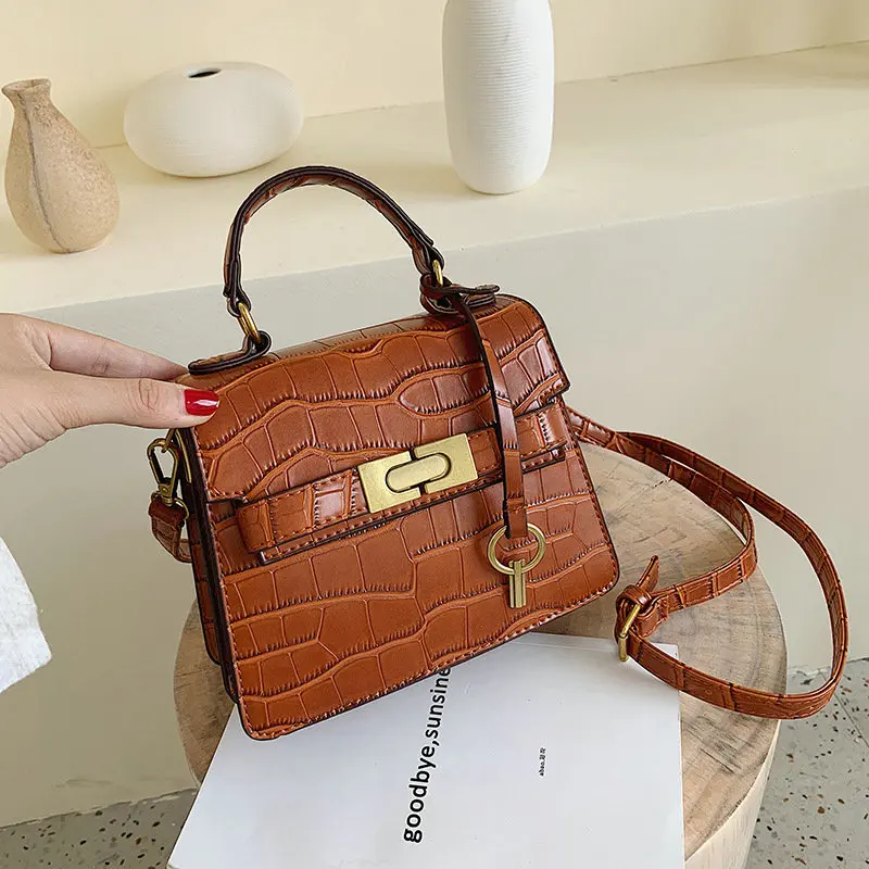 2020 тисненые сумочки с каменной текстурой корейская модная сумка замком новые