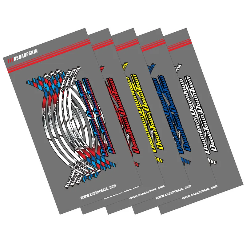 12 полос колеса мотоцикла Стикеры светоотражающие полосы обода внешний обод