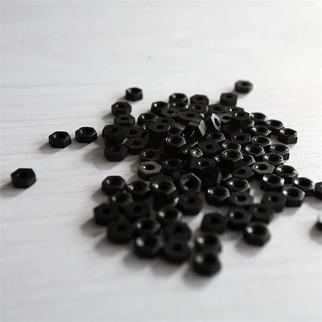 

100 Pcs Black Nylon Nuts Hexagonal Standoff Spacer M3 Nut
