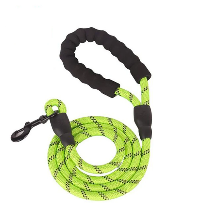 8 цветов Светоотражающие толстые поводки для собак крепкая нейлоновая веревка
