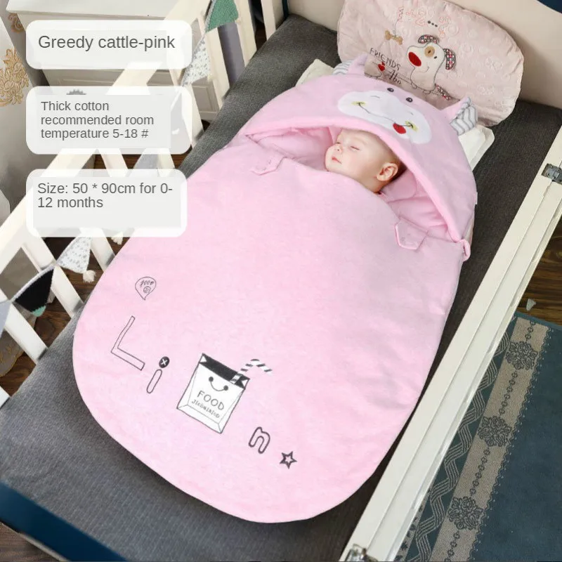 

New Baby Sleeping Bag for Children Pure Cotton Anti Kicking In Autumn Winter