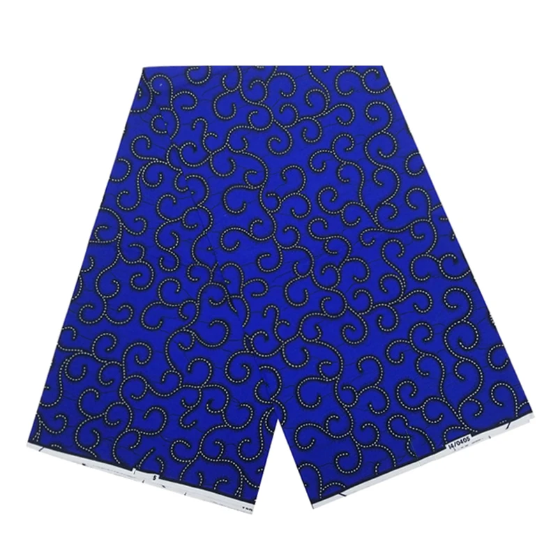 

100%Breathable Soft Nigerian Style Sewing Material Fabric For Dress Real Wax Ankara African Print Cotton Fabrics By Yard VL 706