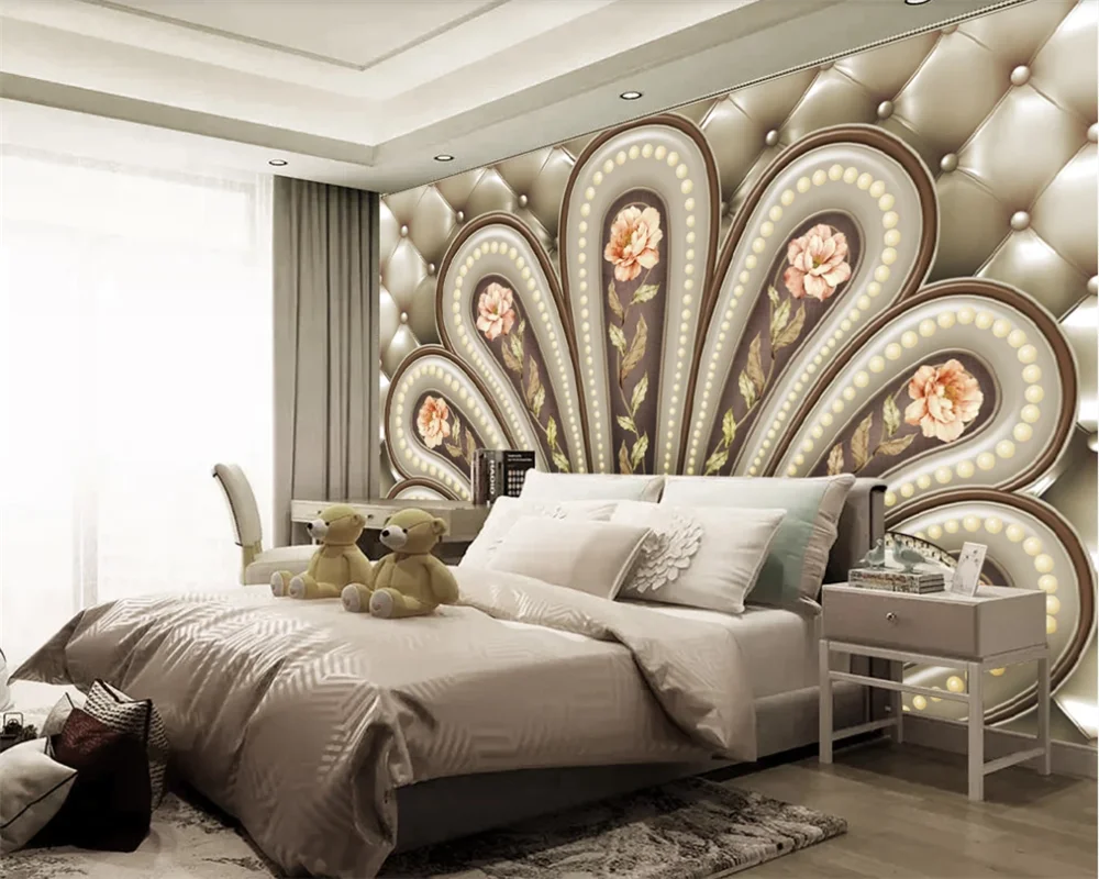 Индивидуальные 3d обои росписи Европейский богатое искусство мягкая посылка ТВ