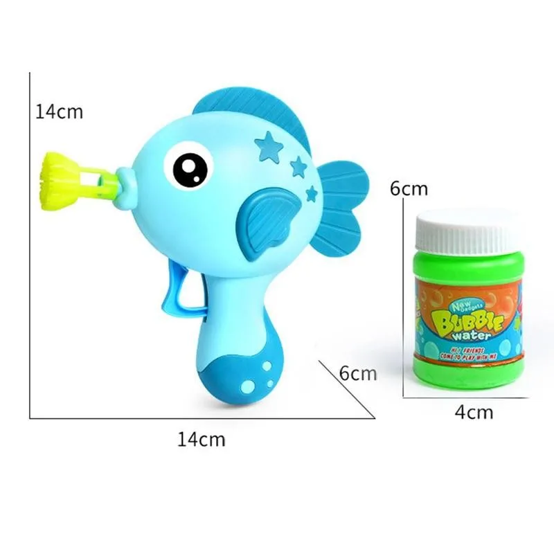 

Fish Bubble Gun Toys One-key Automatic Camera Music Soap Water Blowing Machine Bubbles Maker Children's Kids Outdoor Toy Gift