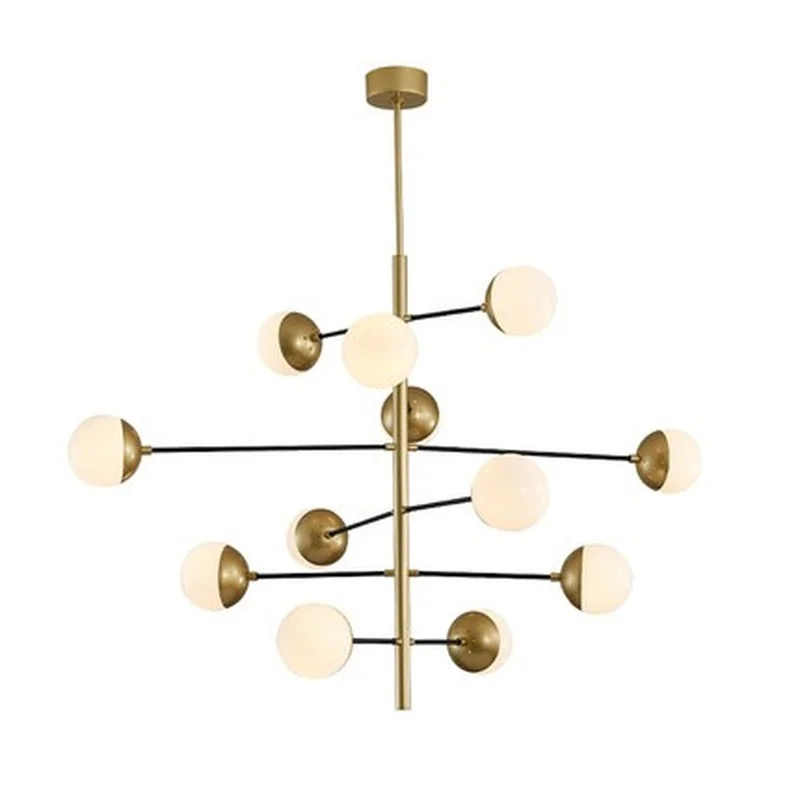 

Nordic Minimalist Led Molecule Chandelier Loft Designer Glass Ball Kitchen Coffee Shop Led Hanging Light Fixtures Free Shipping