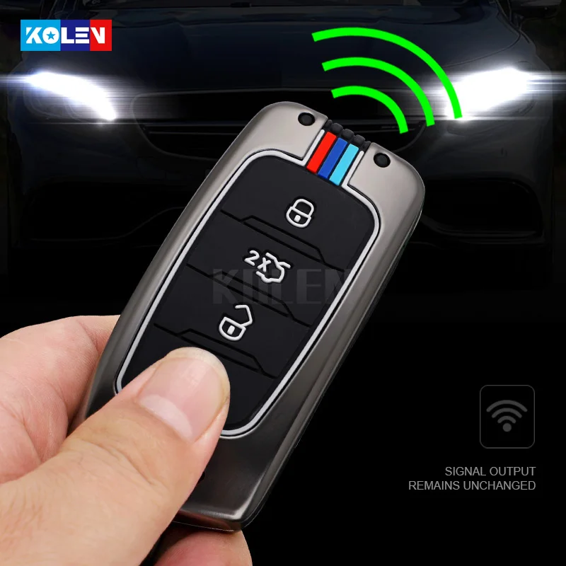 

Zinc alloy Car Remote Key Cover Case Fob Keychain For Changan CS75 PLUS CS85 COUPE CS95 Car Key Protector Shell Auto Accessories