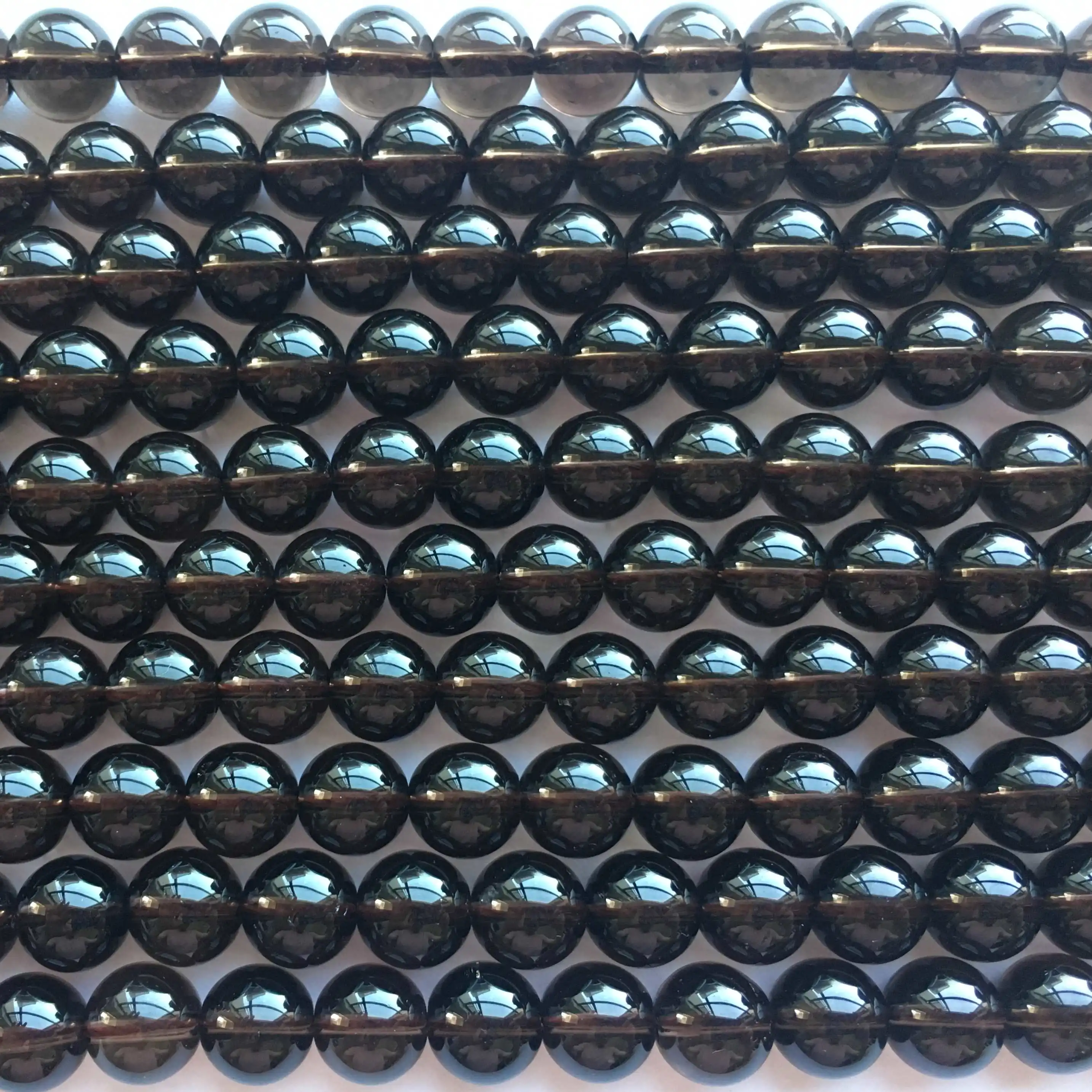 Дымчатые кварцевые круглые бусины из натурального камня 4 мм 6 8 10 12 мм|Бусины| |