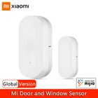 Датчик окон и дверей Xiaomi Mi ZigBee, детектор открытиязакрытия дверей, система охранной сигнализации для умного дома, работает с приложением Mi Gateway