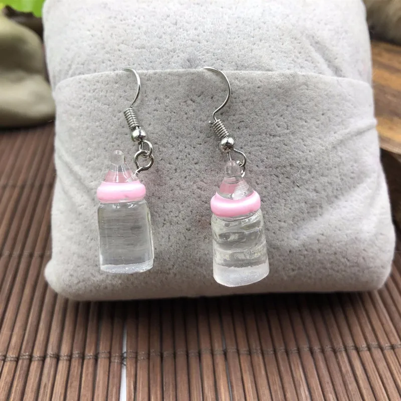 Personality Earrings 3UMeter индивидуальные серьги модные летние серьги Милые простые серьги женские серьги в виде бутылок - Окраска металла: Personality Earrings
