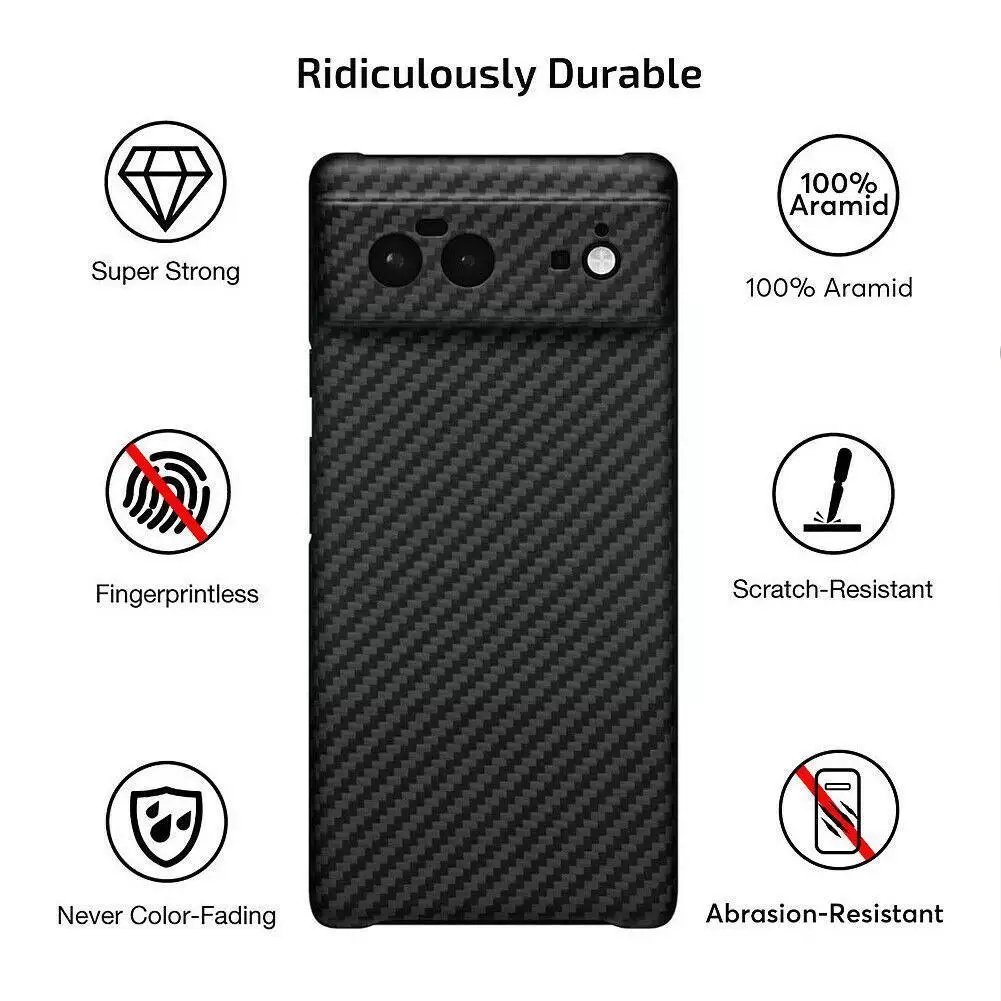 carbon fiber for pixel 6 pro protect the phone lens ultra thin anti drop pixel 6 cover q5l4 free global shipping