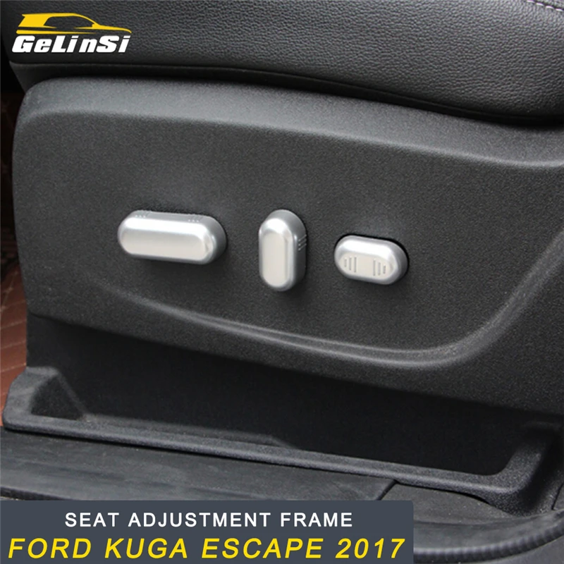 GELINSI регулировки сиденья рамка Крышка обрезная интерьерные аксессуары для Ford Kuga