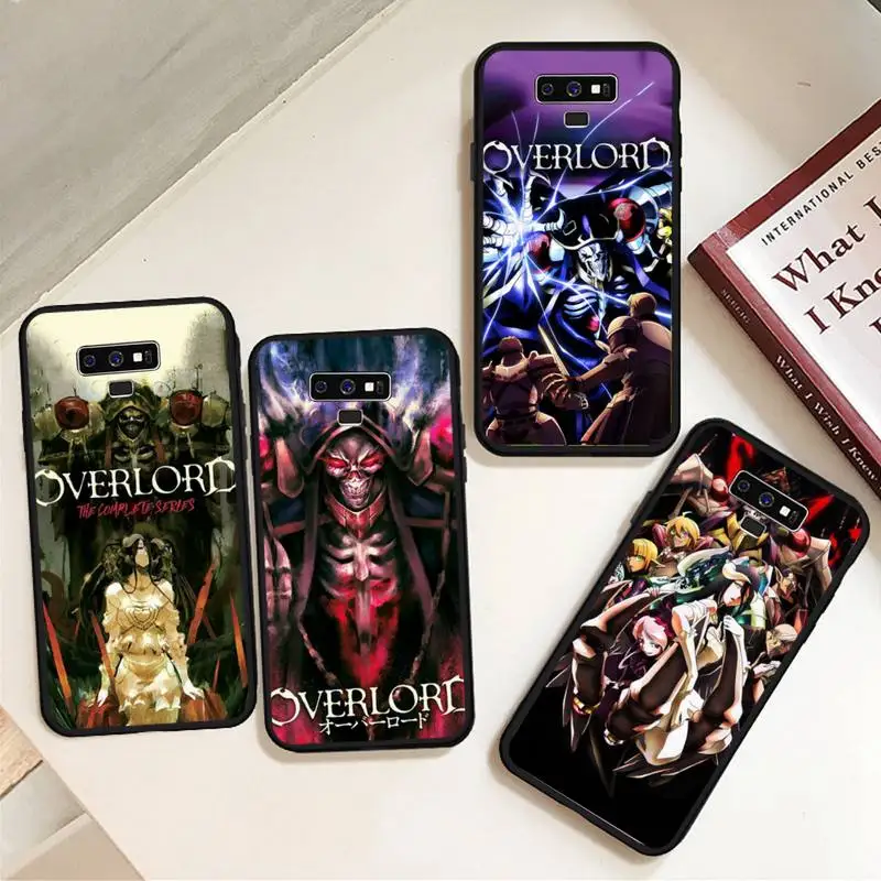 

Overlord Anime horror dark Phone Case For Samsung A50 A51 A71 A20E A20S S10 S20 S21 S30 Plus ultra 5G M11 funda cover