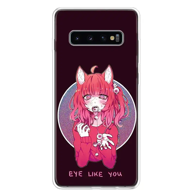 Девичий пастельный Готический чехол для телефона samsung Galaxy S10+ Lite Note 10 9 8 S9 S8 J4 J6 J8 Plus S7 S6 чехол