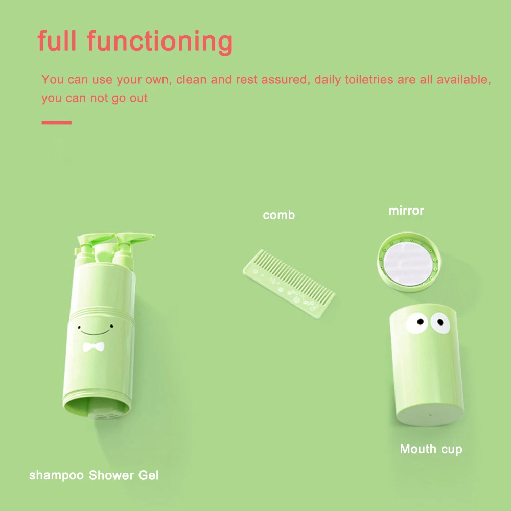 5 in 1 portable travel set wash cup toothbrush holder bathroom accessories cups toiletries toothbrush case box set for bathroom free global shipping