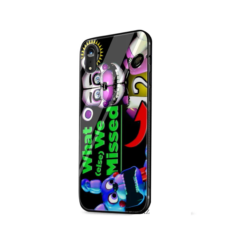 Чехол из закаленного стекла Five nights at freddy's fnaf freddy противоударный чехол для iPhone X 6