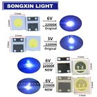 500 шт. SX Новый и оригинальный чехол для LG светодиодный СВЕТОДИОДНЫЙ световой поток UNI Сеул 2 Вт 6В1 Вт 3В 3535 Прохладный холодный белый ЖК-дисплей Подсветка для ТВ