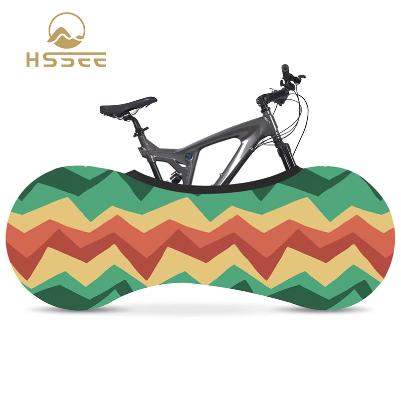 HSSEE 26 28 дюймов упругий велосипед крышка зеленый молочный шелк ткань которая не